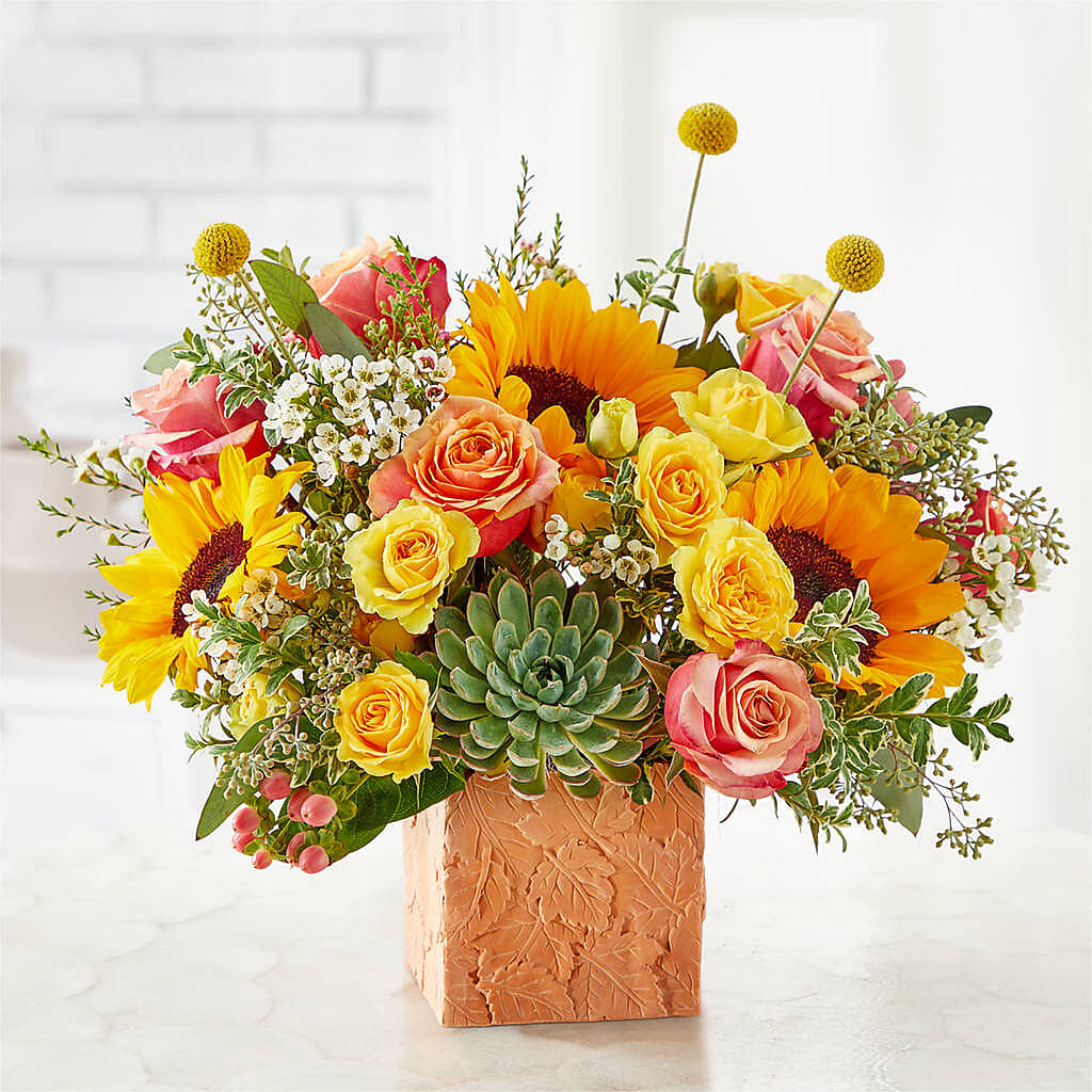 Sunflower Season Bouquet –  Forget-me-not Florist, Fort Recovery OH