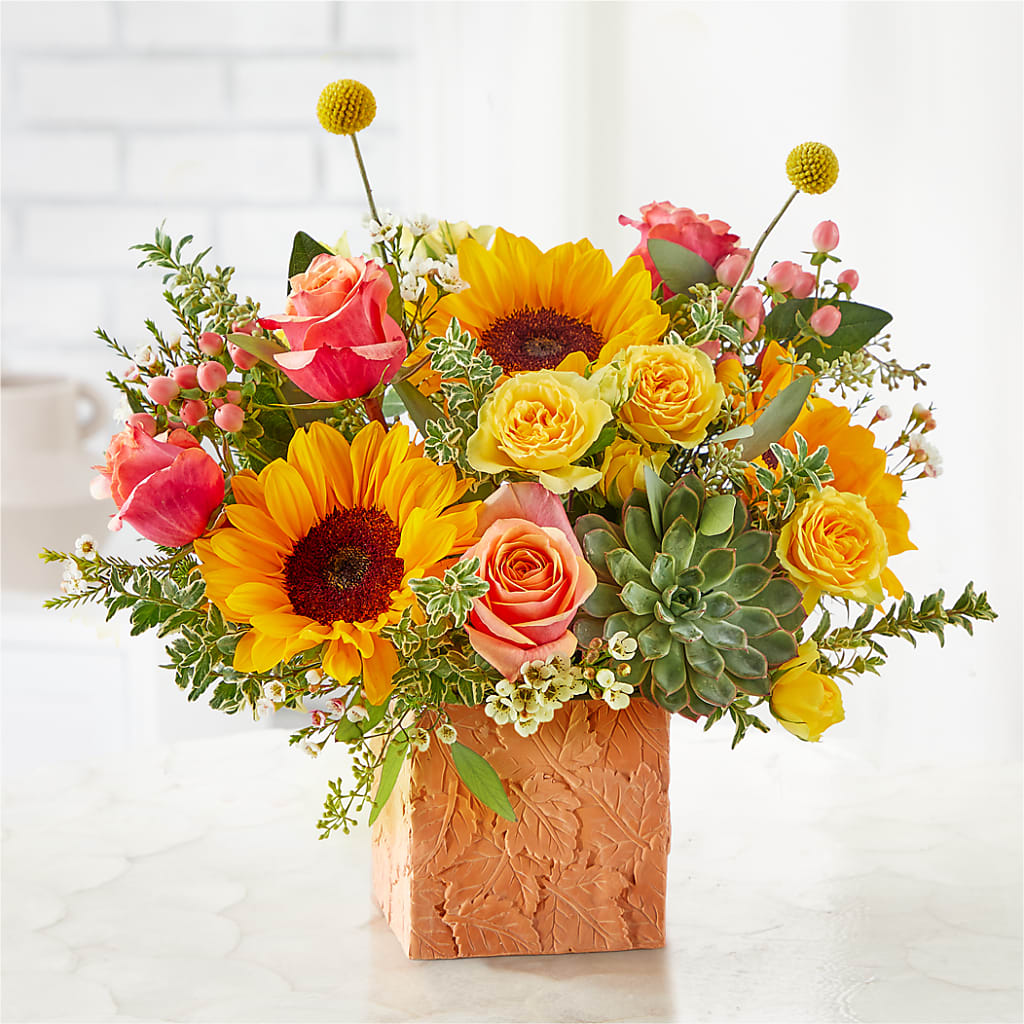 Sunflower Season Bouquet –  Forget-me-not Florist, Fort Recovery OH
