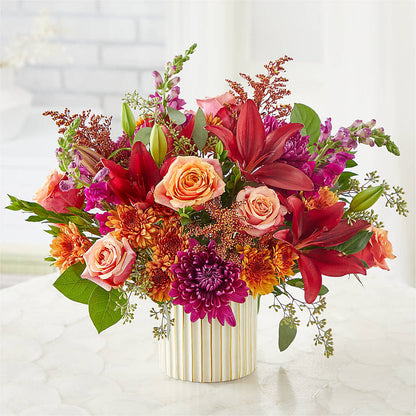 Burgundy Landscape Bouquet –  Forget-me-not Florist, Fort Recovery OH