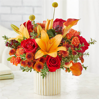 Scarlet Skies Bouquet –  Forget-me-not Florist, Fort Recovery OH