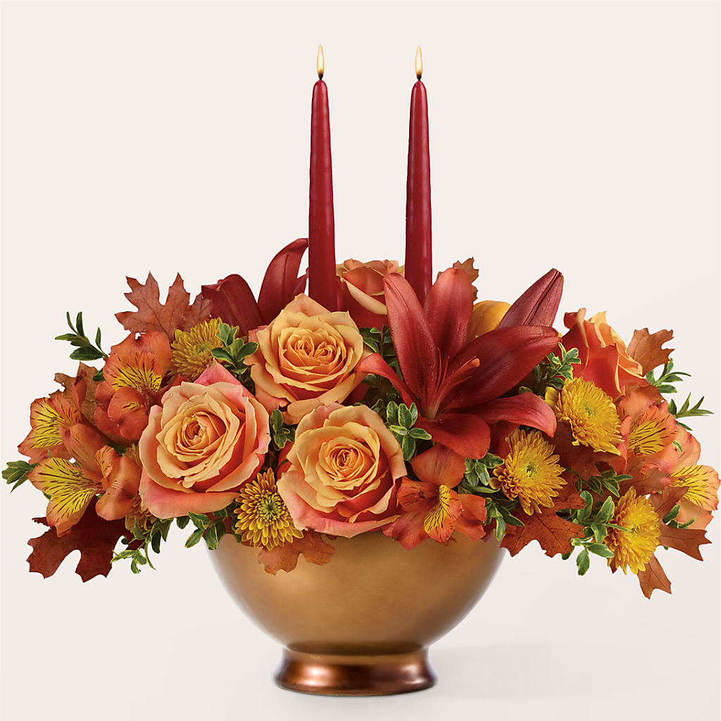 Harvest Table Centerpiece –  Forget-me-not Florist, Fort Recovery OH