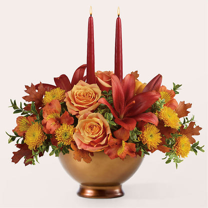 Harvest Table Centerpiece –  Forget-me-not Florist, Fort Recovery OH