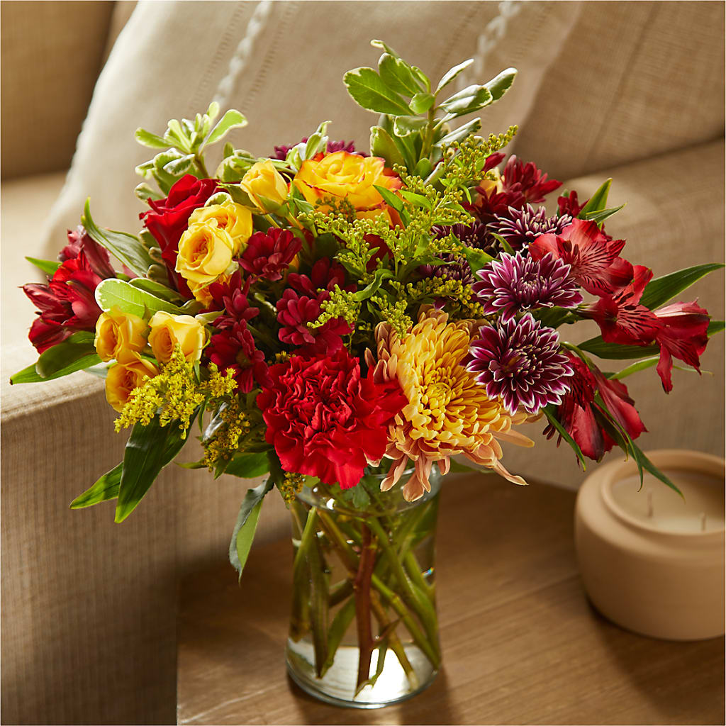 Fall Delight – A Florist Original –  Forget-me-not Florist, Fort Recovery OH
