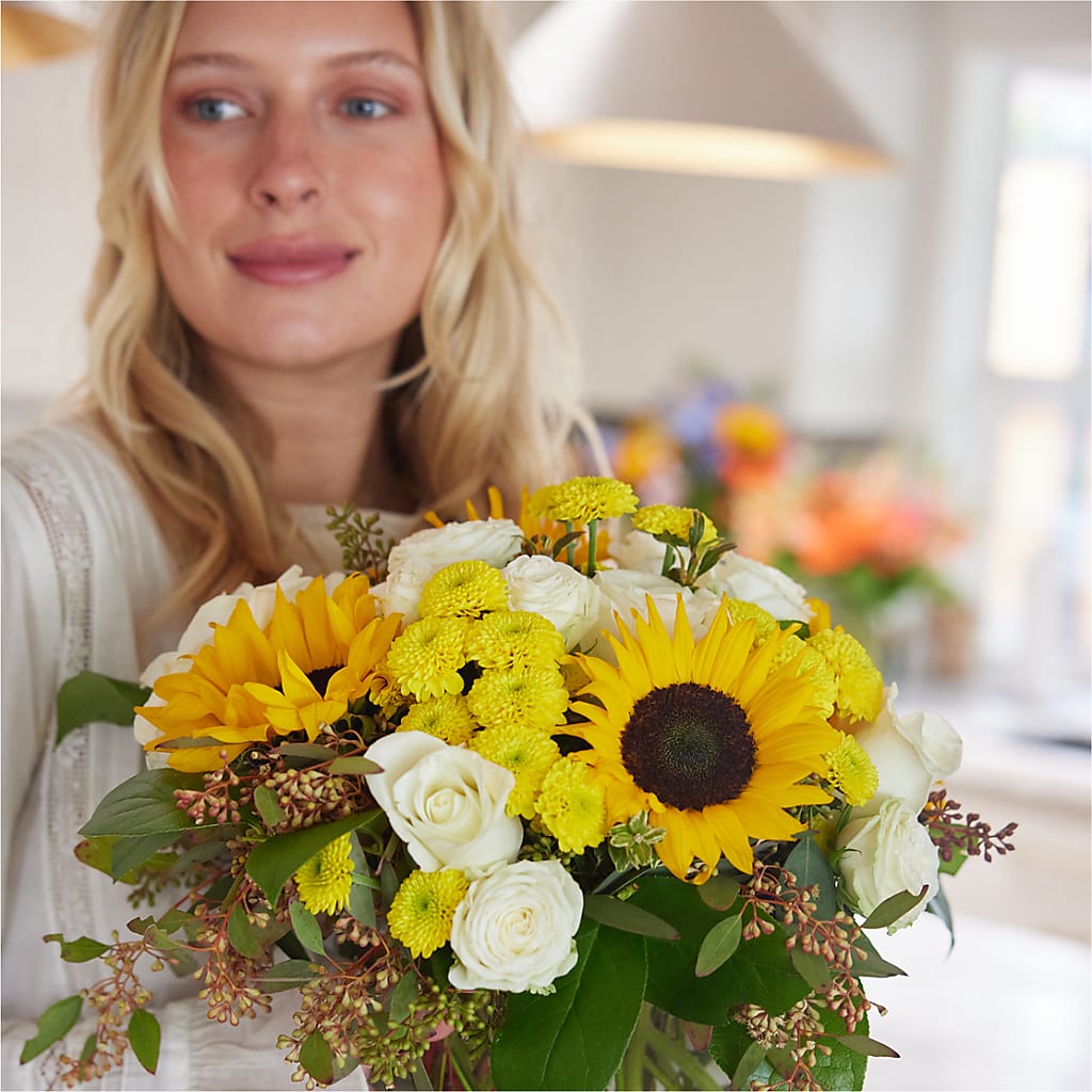 Luminous Morning Bouquet –  Forget-me-not Florist, Fort Recovery OH
