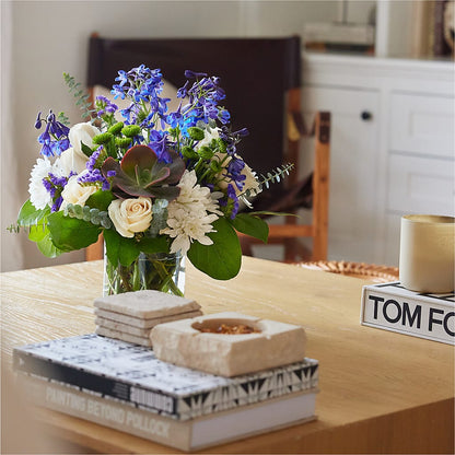 Cerulean Waves Bouquet –  Forget-me-not Florist, Fort Recovery OH