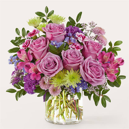 Glass Half Full Bouquet –  Forget-me-not Florist, Fort Recovery OH