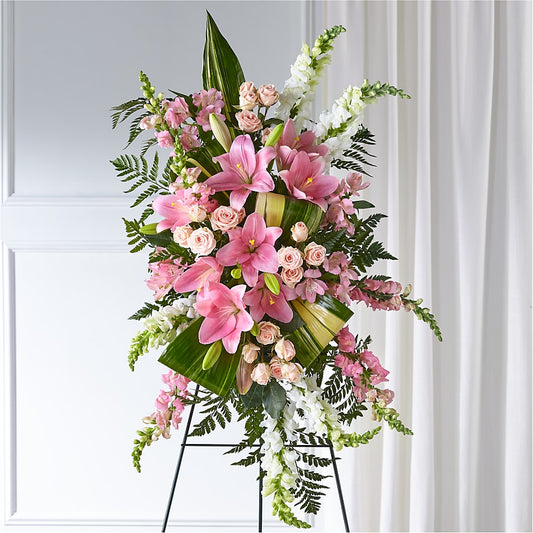 Elegant Embrace Standing Spray –  Forget-me-not Florist, Fort Recovery OH