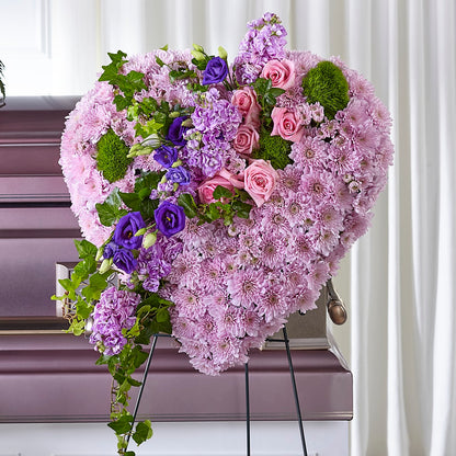 Treasured Love Standing Heart –  Forget-me-not Florist, Fort Recovery OH