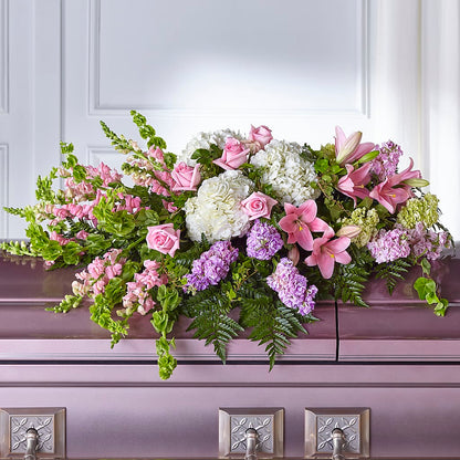 Life's Gratitude Casket Spray –  Forget-me-not Florist, Fort Recovery OH