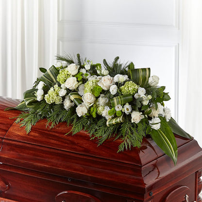 Hopeful Gesture Casket Spray –  Forget-me-not Florist, Fort Recovery OH