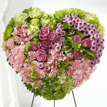 Heartwarming Standing Heart –  Forget-me-not Florist, Fort Recovery OH