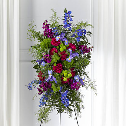 Heavenly Skies Standing Spray –  Forget-me-not Florist, Fort Recovery OH
