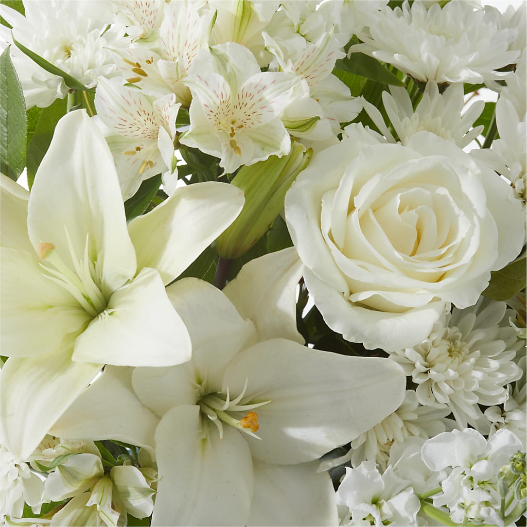Peaceful Reflections Arrangement –  Forget-me-not Florist, Fort Recovery OH