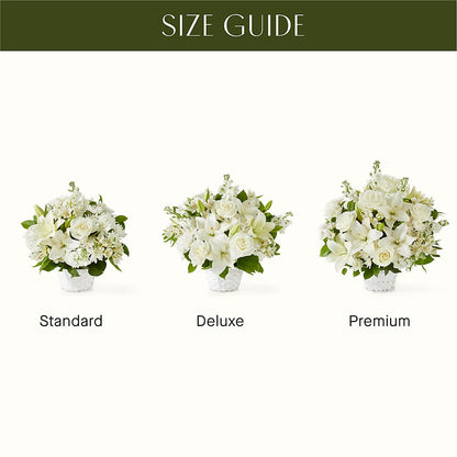 Peaceful Reflections Arrangement –  Forget-me-not Florist, Fort Recovery OH