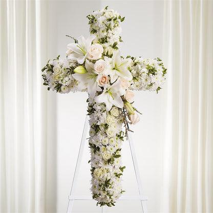 Spiritual Guidance Standing Spray –  Forget-me-not Florist, Fort Recovery OH