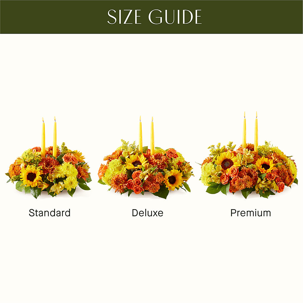Autumn Harmony Centerpiece –  Forget-me-not Florist, Fort Recovery OH