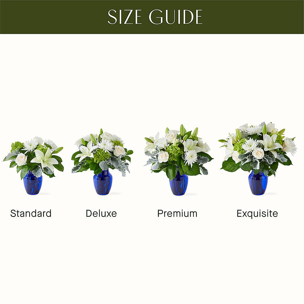 Snowy Dreams Bouquet –  Forget-me-not Florist, Fort Recovery OH