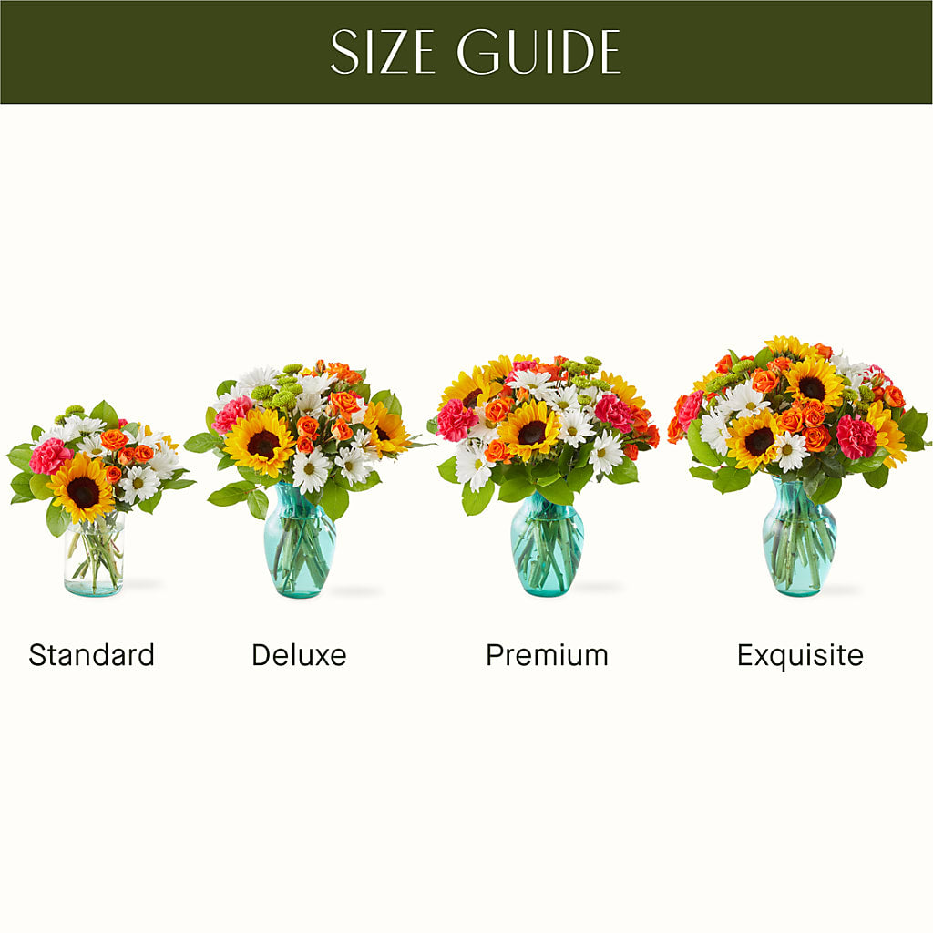 Sun-drenched Blooms Bouquet –  Forget-me-not Florist, Fort Recovery OH