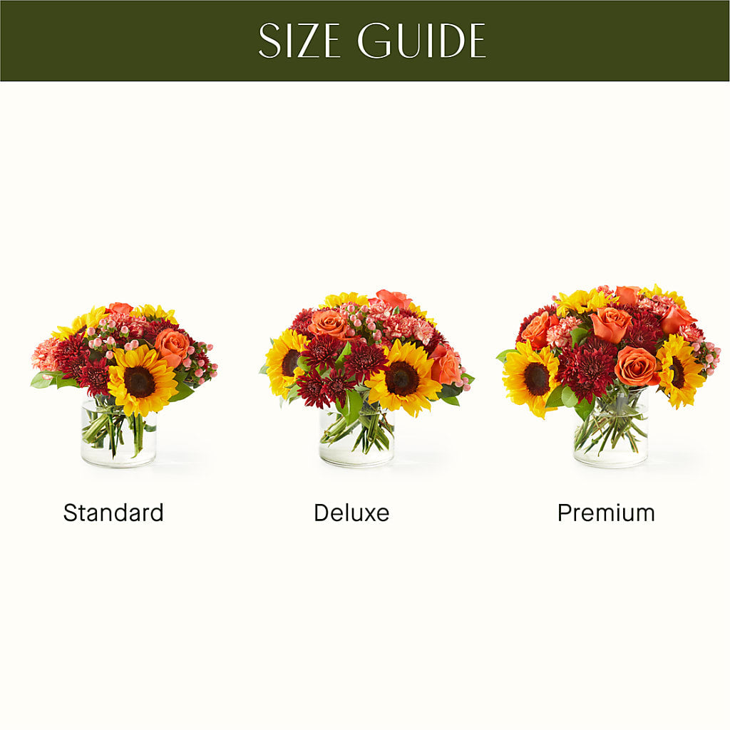 September Sunset Bouquet –  Forget-me-not Florist, Fort Recovery OH
