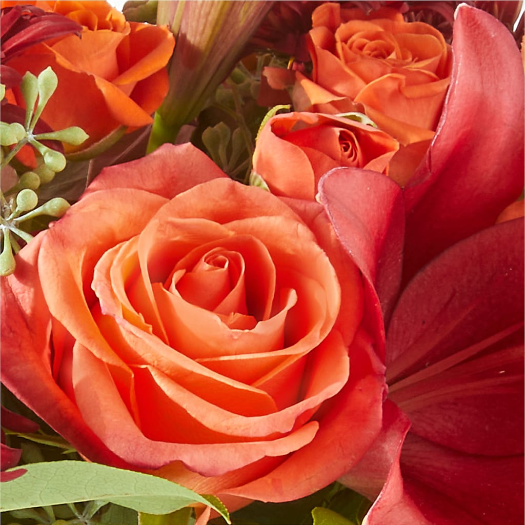 Crimson Leaves Bouquet –  Forget-me-not Florist, Fort Recovery OH