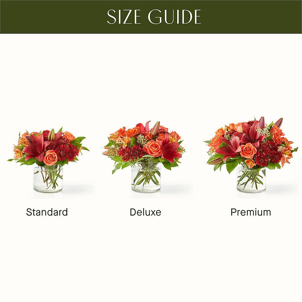 Crimson Leaves Bouquet –  Forget-me-not Florist, Fort Recovery OH