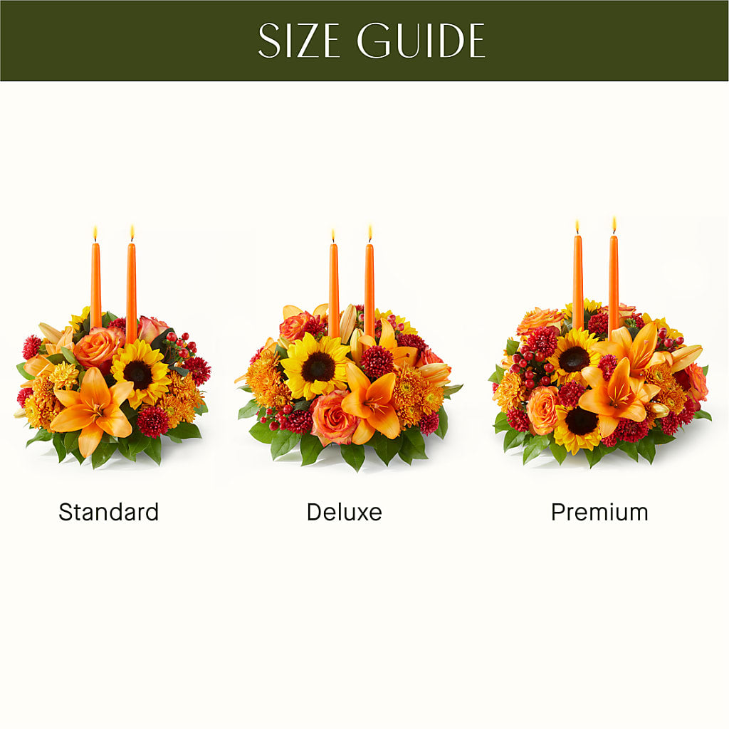 Grateful Centerpiece –  Forget-me-not Florist, Fort Recovery OH