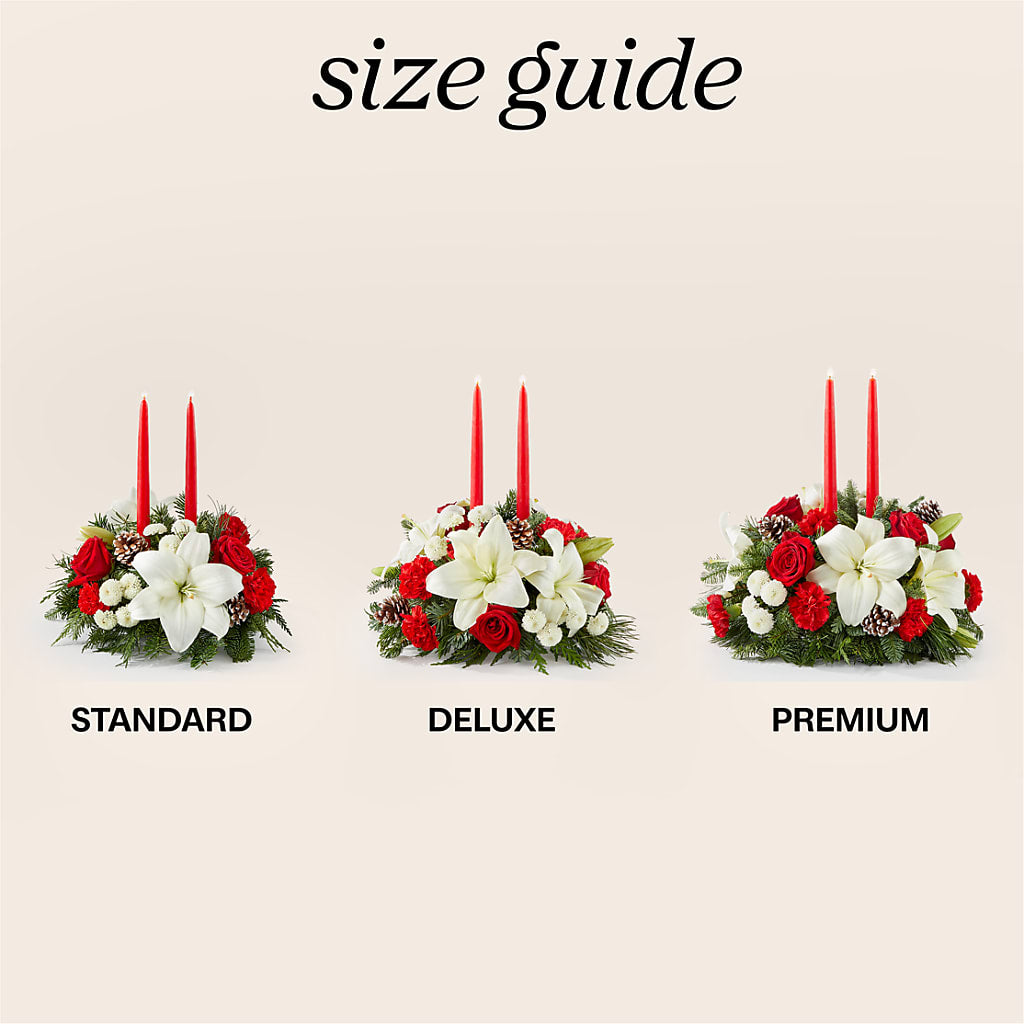 Seasonal Festivities Centerpiece –  Forget-me-not Florist, Fort Recovery OH