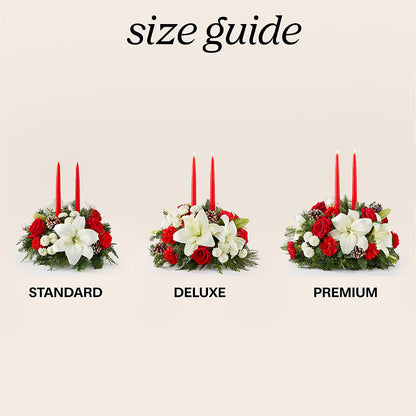 Seasonal Festivities Centerpiece –  Forget-me-not Florist, Fort Recovery OH