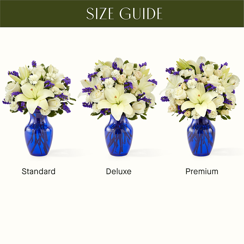 Sapphire Rush Bouquet –  Forget-me-not Florist, Fort Recovery OH