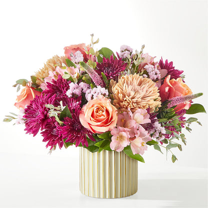 Berry Cobbler Bouquet with Ivory Vase –  Forget-me-not Florist, Fort Recovery OH
