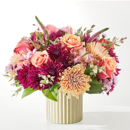 Berry Cobbler Bouquet with Ivory Vase –  Forget-me-not Florist, Fort Recovery OH