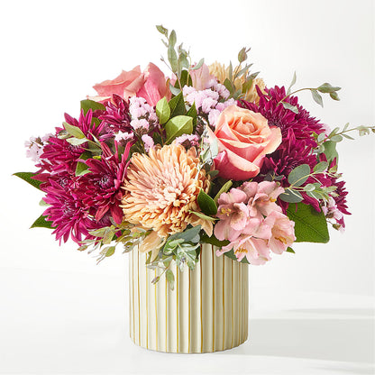 Berry Cobbler Bouquet with Ivory Vase –  Forget-me-not Florist, Fort Recovery OH