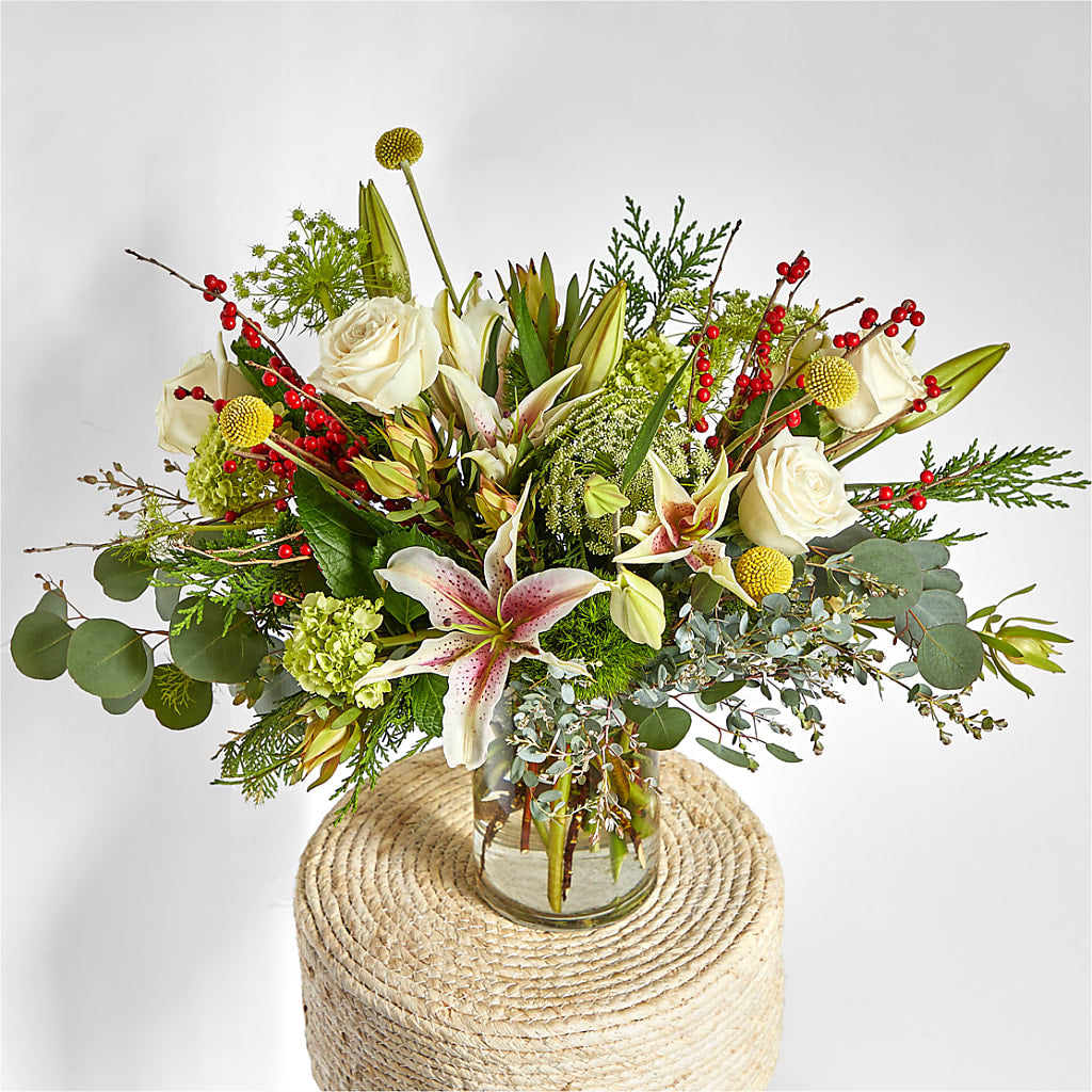 Berry & Bright Bouquet –  Forget-me-not Florist, Fort Recovery OH