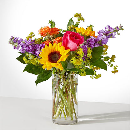 Vibrant Greetings Bouquet –  Forget-me-not Florist, Fort Recovery OH