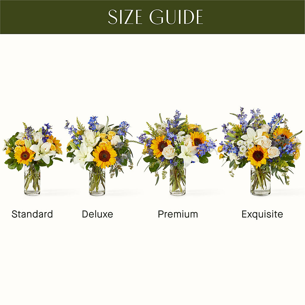 Wonderfully Sunny Bouquet –  Forget-me-not Florist, Fort Recovery OH