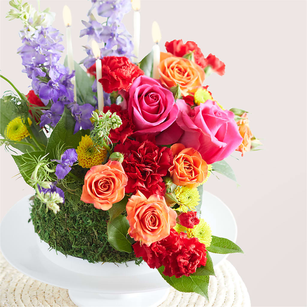 Best Year Yet Floral Cake –  Forget-me-not Florist, Fort Recovery OH
