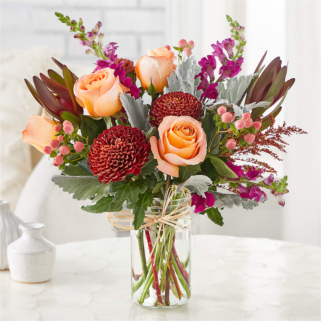 Moody Hues Bouquet –  Forget-me-not Florist, Fort Recovery OH