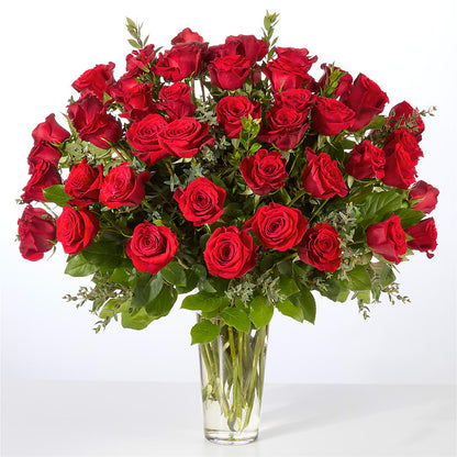 Forever Yours Fifty Stem Red Rose Bouquet –  Forget-me-not Florist, Fort Recovery OH