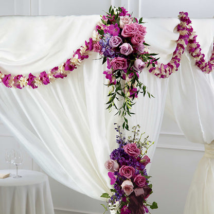 Color & Light Chuppah Decor –  Forget-me-not Florist, Fort Recovery OH