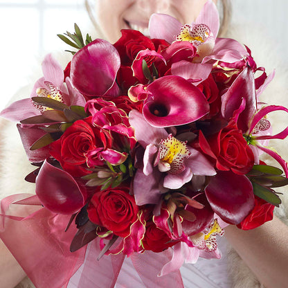 Heart of Hearts Bouquet –  Forget-me-not Florist, Fort Recovery OH