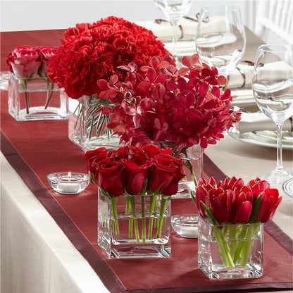 Modern Grace Centerpiece –  Forget-me-not Florist, Fort Recovery OH